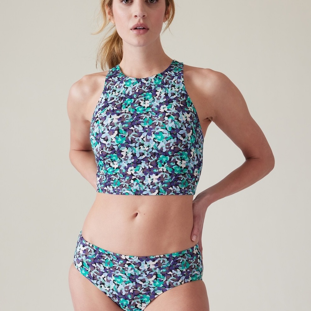 NWT Conscious Crop Bikini Top & Bottom - Picture 2 of 8